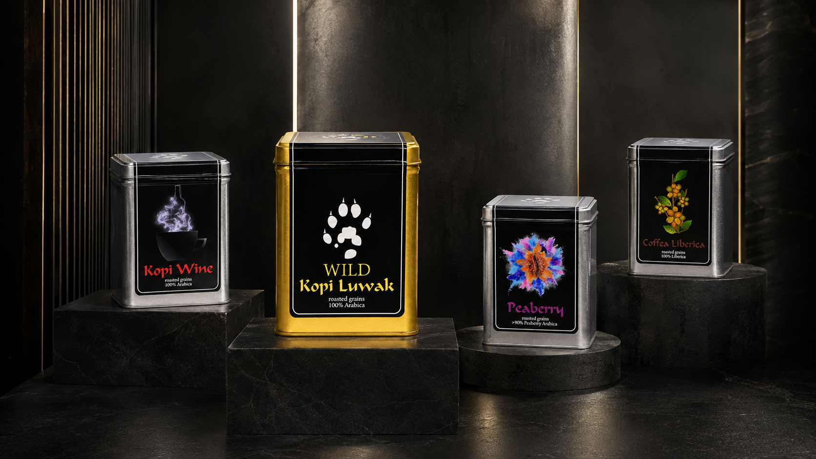 Редкий кофе LUWAK - Kopi Luwak, Kopi Wine, Peaberry и Liberica